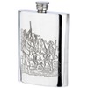 6oz Game Season Pewter Flask by Bisley