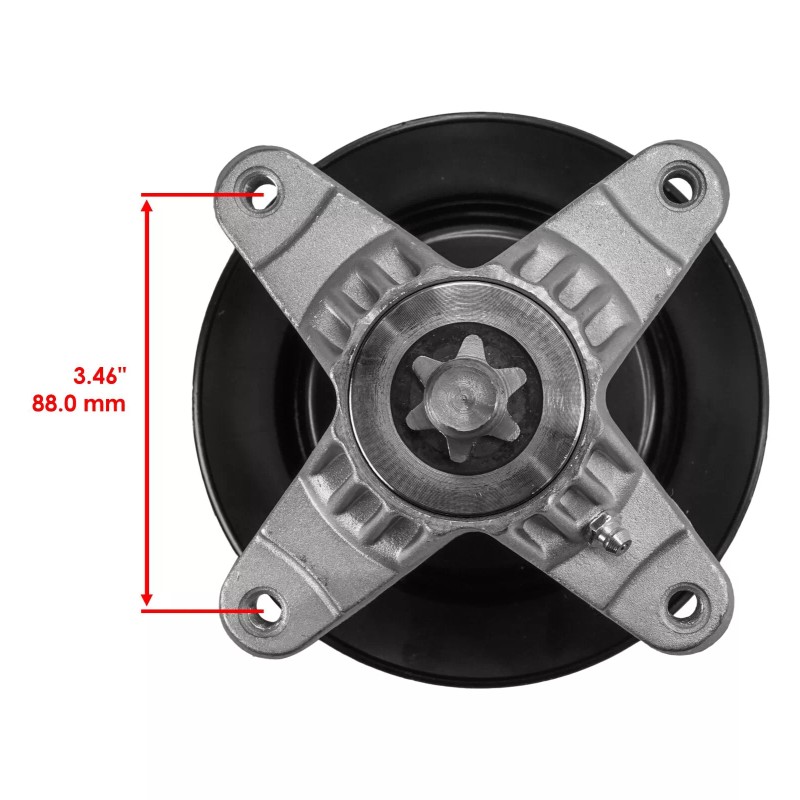 For MTD Spindle Assembly with Pulley For White Outdoor LT1650
