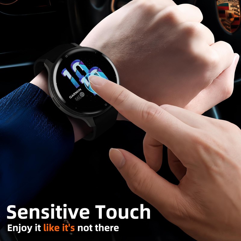 Vauki Pack of 4 Screen Protectors for Garmin Venu 2S,