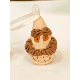 NW Slug Ugly Face Stoneware Rein Drops NW Slug Oregon Ornaments 1 3/4" x 1 1/2" NWT