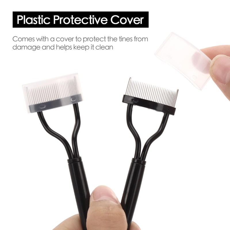 2 Pcs Eyelash Separator Tool Mascara Brushes Eyelash Comb Separator