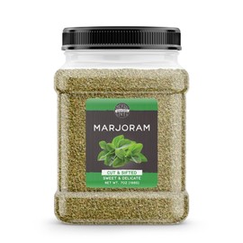 Birch & Meadow 7 oz of Marjoram Cut & Sifted, Warm Aromatic Spice Herb