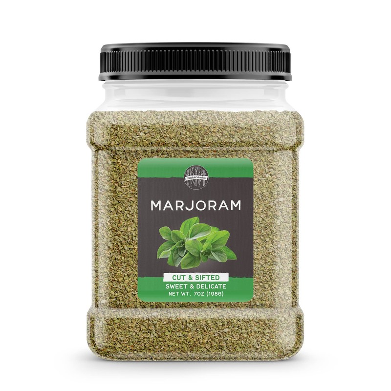 Birch & Meadow 7 oz of Marjoram Cut & Sifted,