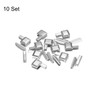 uxcell 10Sets Zipper Repair Kits, #3 Retainers Box & Insertion