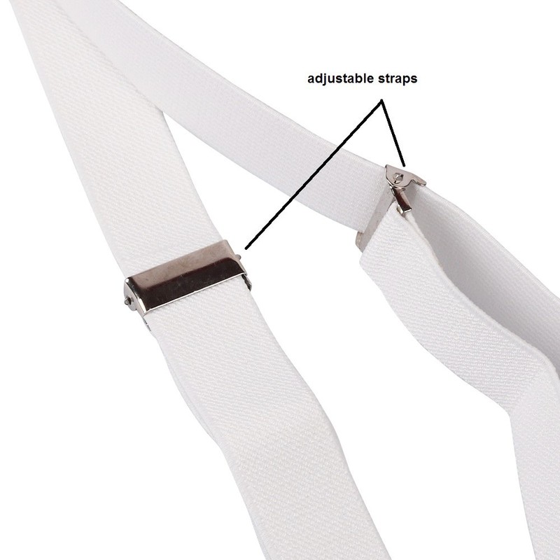 Coveryourhair Women's Solid Suspenders Stylish And Practical Solid Suspenders One