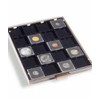 Lighthouse coin box QUADRUM, 20 square compartments up to 50