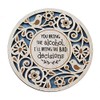 History & Heraldry Woodcuts Sentiment Wooden Coaster Gift Idea You