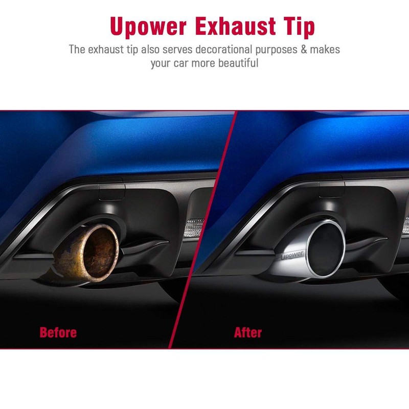 Upower 4" to 7" Diesel Exhaust Tips 4" inlet 7"