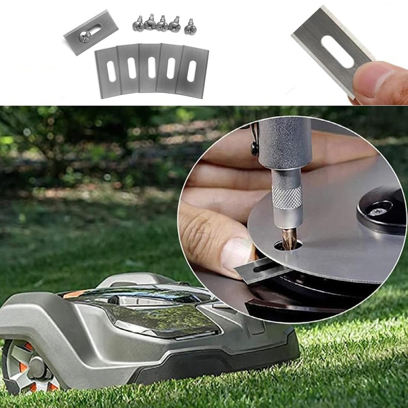 Kjzeex Replacement Robot Lawnmower Blades for Robotic Lawnmower, 32 Pack