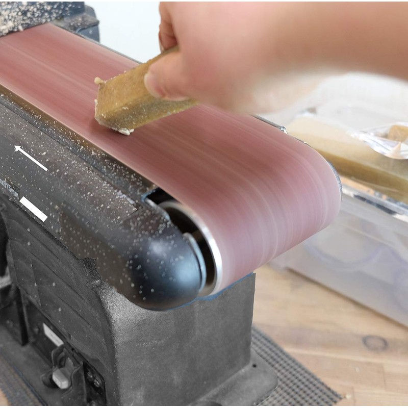 YNAK Belt Sander Belt Cleaner Rubber Sandpaper Polishing Belt Clogging