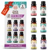 GuruNanda Essential Oils Set for Diffusers, 100% Pure, Aromatherapy, Massage,