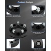 ECCPP 4PCS 1.25" 5x5 to 5x4.75 Wheel Adapters 2008-2020 for