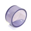 Clear PVC UPVC end cap 4" sch 40-80 4.5" ID