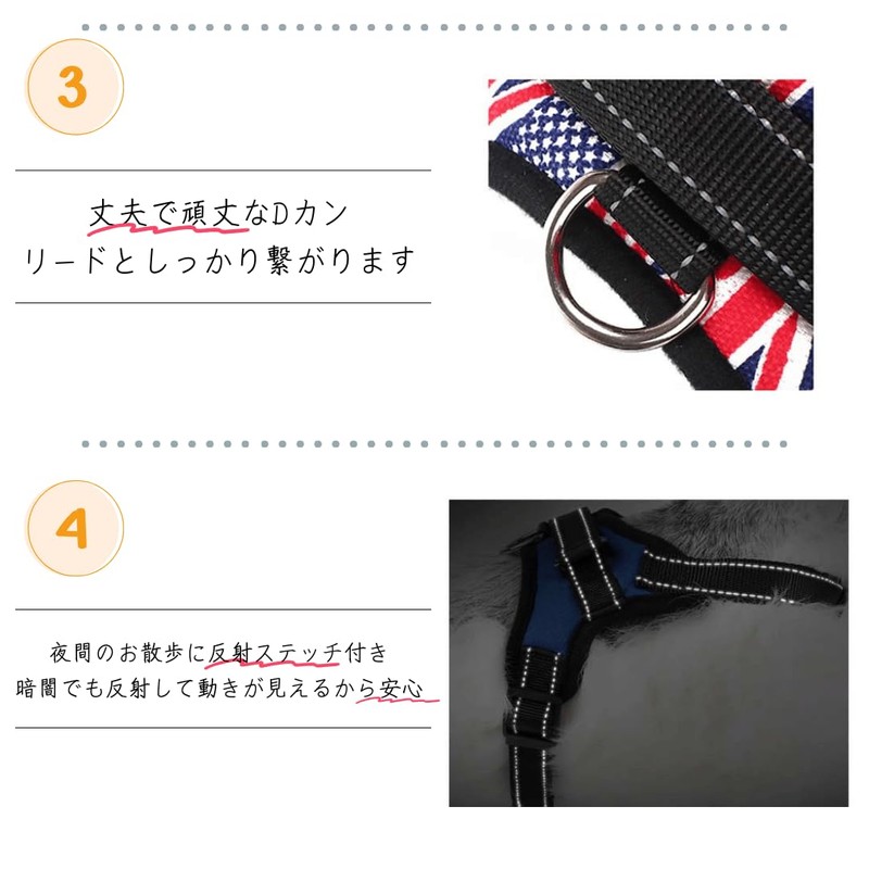 Pet Ground Dog Harness Cute, Stylish, Torso for Walks, Small