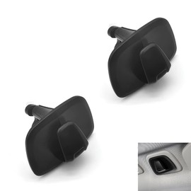 Zeathery 2 PCS Roof Hook, ABS Plastic Portable Interior Car Hanger Storage Hook, Multi-Functional Modification Accessory, Compatible with Volvo XC40 XC60 XC90 S60 S90 V60 V90 (Black)