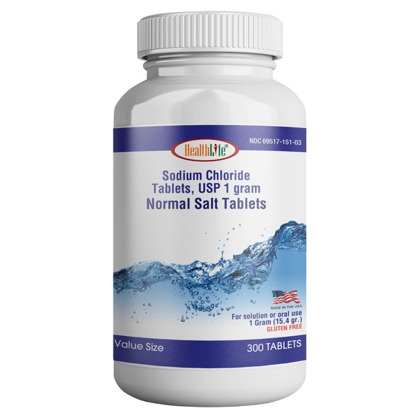 Health Life Sodium Chloride Tablets 1 gm, USP | 300