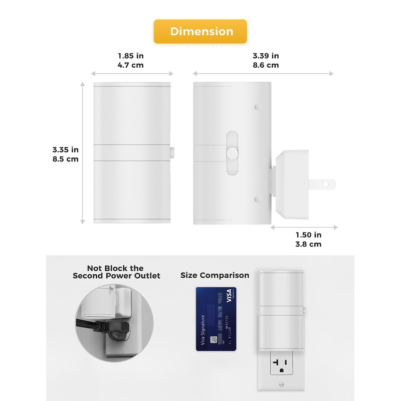 L LOHAS LED Night Light Plug in, Night Lights Plug