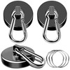 MIKEDE Magnetic Hooks, 150LB Neodymium Magnets Heavy Duty with Swivel