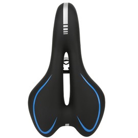 Universal Thicken Silicone Hollow Bike Seat Saddle Replacement Cycling Sccessory for Mountain Bicycleblue