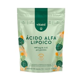 Vitatú - Ácido Alfa Lipóico, 600 mg por porción con 120 cápsulas, con Cúrcuma, Ingredientes de Origen Natural, con Antioxidantes, Supleme...