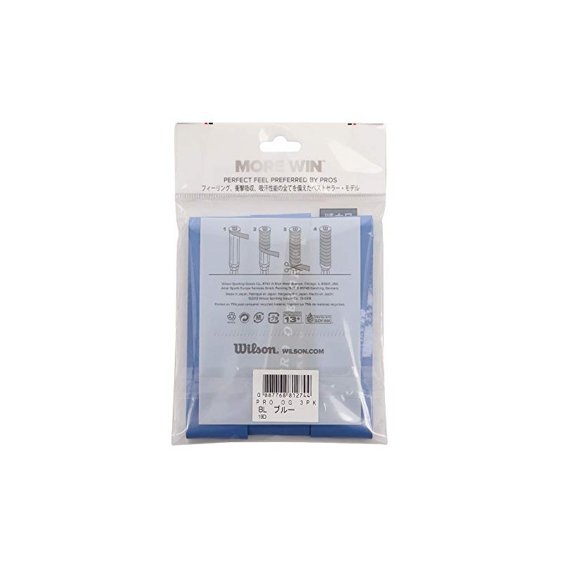 Wilson PRO OVERGRIP Tennis, Badminton Grip Tape, Used by Kei