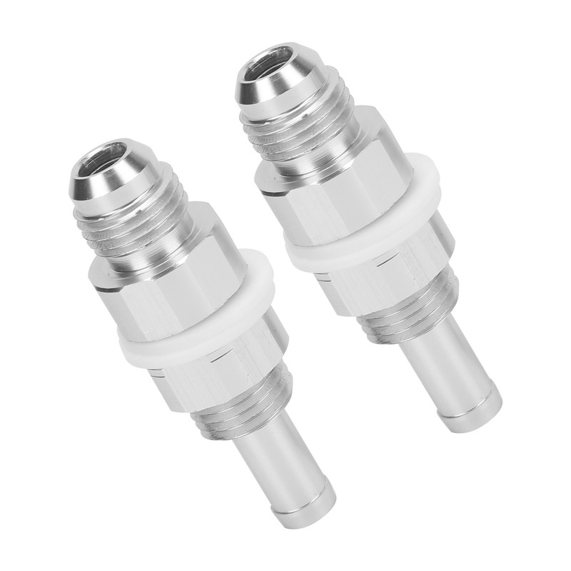2pcs AN6-5/16 Hose Barb Adapter Aluminum Fuel Pump Tank Fitting