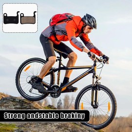 6 PCS Resin/Semi-Metal Bike Disc Brake Pads – Compatible with Shimano Deore XT XTR LX SLX Hone Alfine Saint