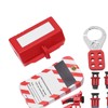Electrical Circuit Breaker Lockout Tagout Kit, Safty Padlock Loto Tag