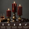 RosMank 3 Set LED Candles, Indoor & Outdoor Candles with