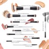 10 Piezas Brochas para Maquillaje Profesional, Brochas de Maquillaje de
