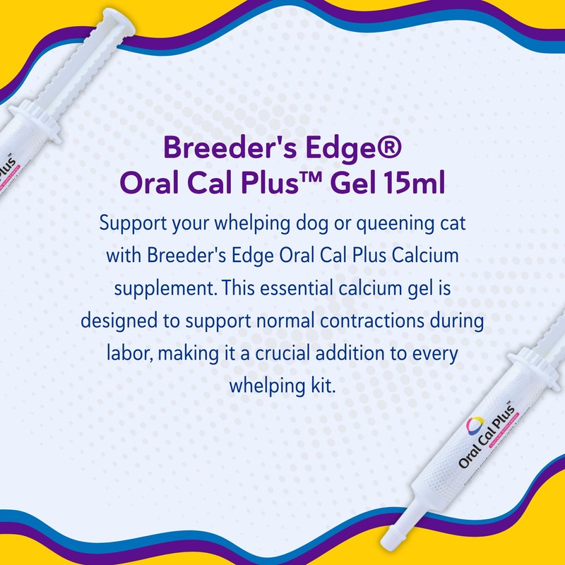 Breeder's Edge Oral Cal Plus Gel, Whelping and Queening Calcium