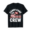 Candy Cane Crew Peppermint Train Men Women Kids Family T-Shirt