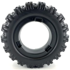 J4394-2529 Replacement Wheel for Power Wheels Toy Vehicle Specifically for 12V Jeep Hurricane, Ford F-150 Extreme Pickup (1x Black, Hurricane)