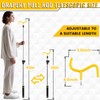 Frebuta Drapery Pull Rod,36“ to 63” Curtain Pull Telescoping Pole