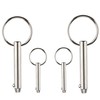 (4PCS 1/4" Quick Release Pin Set Replacement Total Gym Hitch