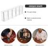Abaodam 5 Compartment Poker Chip Tray Holder Box No Lid