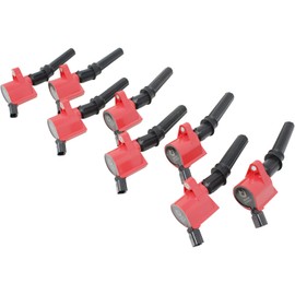 Set of 8 Dragon Fire High Performance Ignition Coil on Plug COP Pencil Pack Compatible Replacement For 1998-2016 Lincoln Ford V8 V10 Oem Fit C508-DF x 8