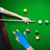 TUKEVA Pack of 2 3 Finger Snooker Gloves, Non-Slip Pool