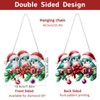 Christmas Diamond Art Hanging Kits for Adults, Birds Diamond Painting