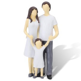 Gugxiom Resin Family Figurines, Home Decor Figurines, Gifts for Birthdays, Anniversaries, Mother's Day, Father's Day (A)