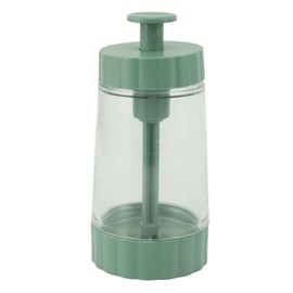 Salt Control Dispenser, 0.5g Plastic Easy to Filling Quantitative Seasoning Bottle Sealed Precise Control for Home (Green)