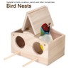 SEAFRONT Wooden Bird House Parrot Breeding Mating Box Wood Bird
