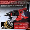 Cordless Rotary Hammer Drill for Milwaukee M18 Battery, Brushless SDS
