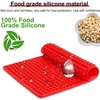 YJWYDM 468-Cavity Mini Round Silicone Mold,Homemade Chocolate Chips, Candy, Baking,