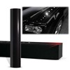 2pcs 4"x8" (10cmx20cm) Sample PPF Paint Protection Film Gloss Black