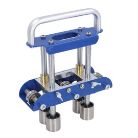 Three Station Roller Bender, Sheet Metal Bead Roller, 0-90° Angles Large Radius Sheet Metal Bead Roller Bender, Roofing Sheet Bending Tool for Bending Metal Roofing 13-130 mm