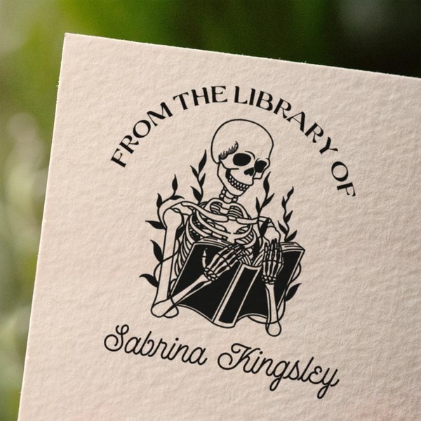 from The Library of Book Stamps | Custom Stamp |