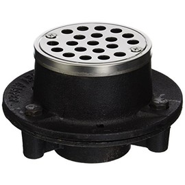 Oatey 42192 151 CI IPS Cast Iron Shower Drain, 1 1/2"