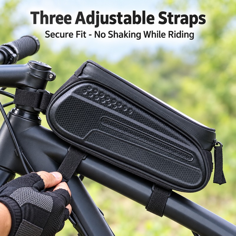 Bicycle Phone Frame Bag for Cycling – Waterproof Front Tube