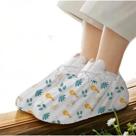 Dusenly 40 Pack (20 Pairs) Shoe Covers - Colorful Boot Covers Non Woven Disposable Shoe Covers for Women and Men Fits All Sizes of Shoes for House Cleaning